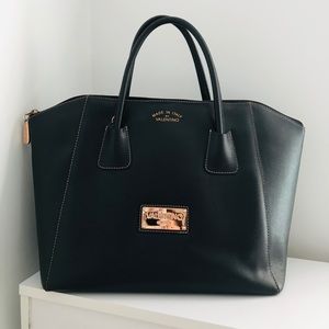 Valentino Leather Zip Tote
